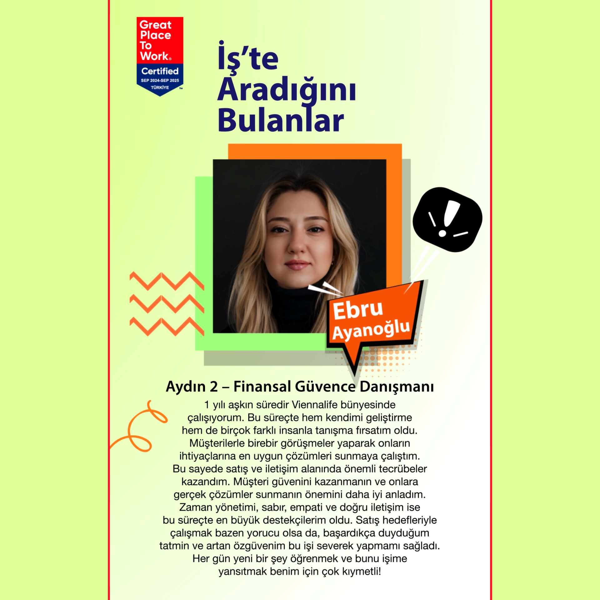 İş'te Aradığını Bulanlar - Ebru Ayanoğlu