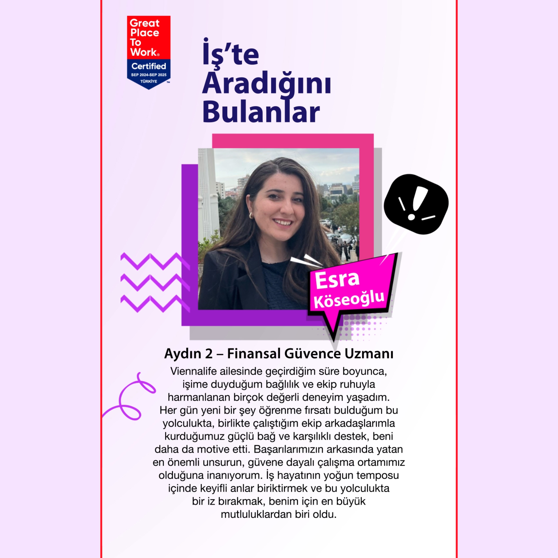 İş'te Aradığını Bulanlar - Esra Köseoğlu