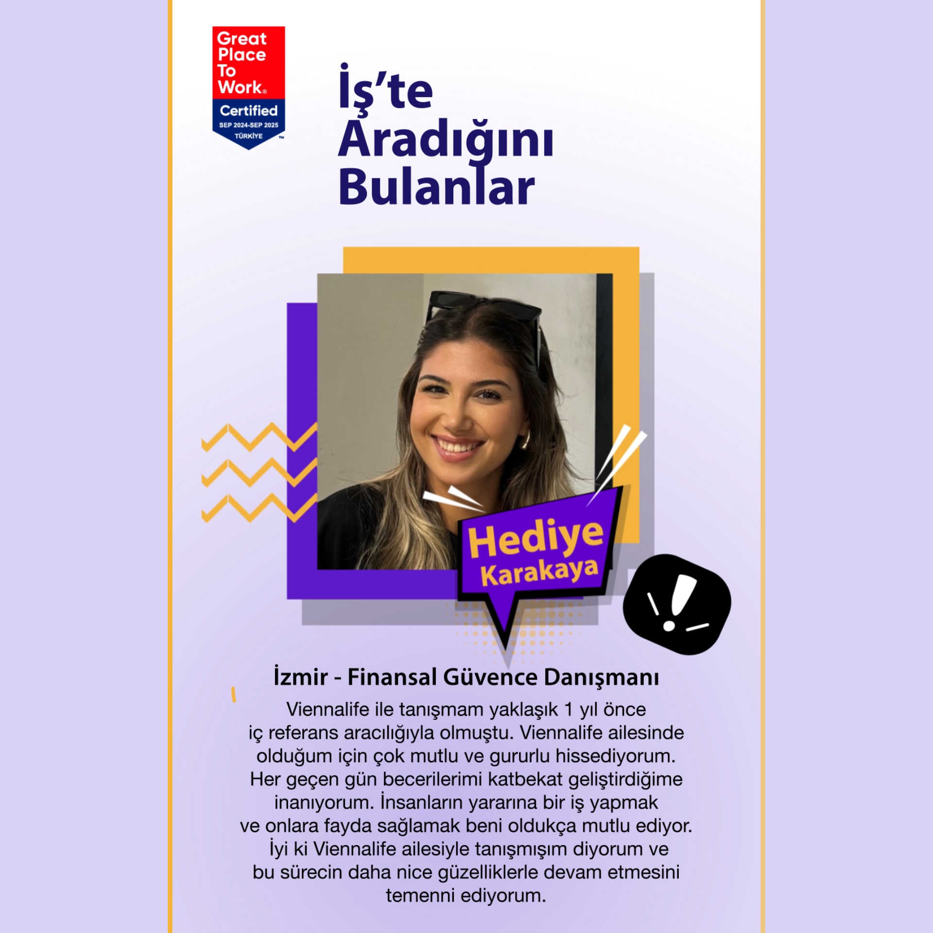 İş'te Aradığını Bulanlar - Hediye Karakaya